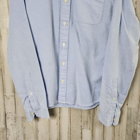 Hollister Button Down Shirt Blue Size Large - Picture 9 of 9